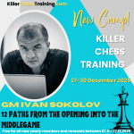 A new camp! 12 Paths from the Opening into the Middlegame with GM Ivan Sokolov