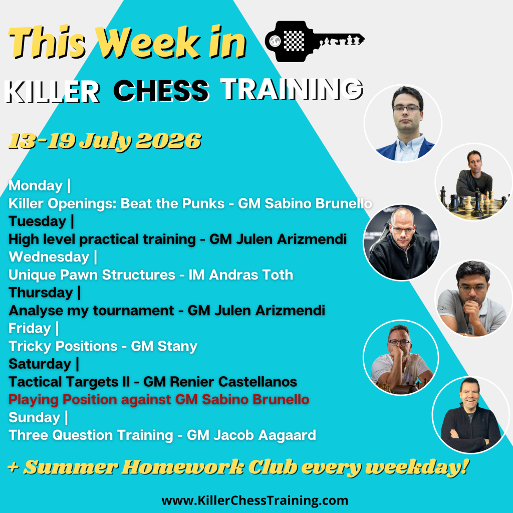 New online summer camp with GM Jacob Aagard 1 13 19.07. 2026